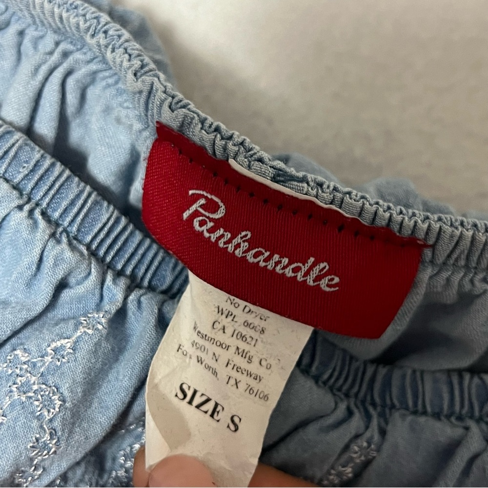 Vintage panhandle embroidered dress with pockets - Picture 5 of 7